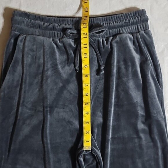 Suzette Collection Women's Medium Grey Velour Pull On Pants Used - Picture 7 of 11